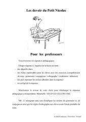 book Les devoirs du Petit Nicolas. Pour les professeurs