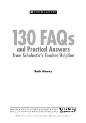 book Scholastic Teaching Resources. 130 FAQs and Practical Answers From Scholastic's Teacher Helpline