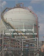 book Chemcad 6.0. Sizing tool, spipes, pumps, meters and valves