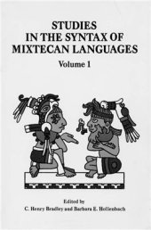 book Studies in the Syntax of Mixtecan Languages. Volume I