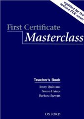 book First Certificate Masterclass Teacher's Book