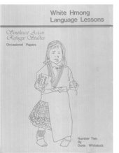 book White Hmong Language Lessons.