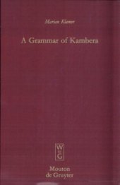 book A grammar of Kambera