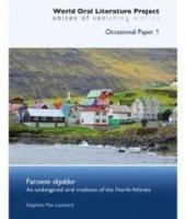 book Faroese skjaldur. An endangered oral tradition of the North Atlantic