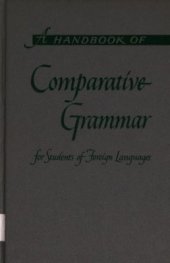 book A handbook of comparative grammar for students of foreign languages