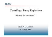 book Centrifugal Pump Explosions