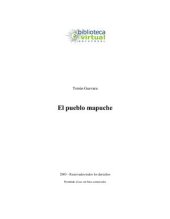 book El pueblo mapuche