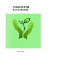 book English for Ecologists