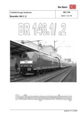 book Richtlinie 493.1146. Triebfahrzeuge bedienen Baureihe 146.1/. 2