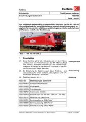 book Bahnbetrieb. Triebfahrzeuge bedienen. BR 185. Richtlinie 493.0185