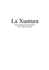 book La Xuntura: Primer Diccionario Enciclopédicu de la Llingua Asturiana