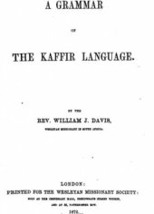 book Grammar of The Kaffir Language-Xhosa