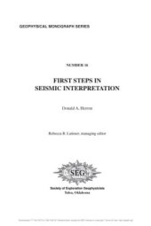 book Herron. First Steps in Seismic Interpretation