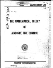 book The mathematical theory of airborne fire control