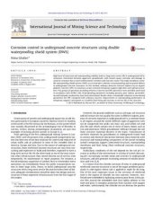 book Corrosion control in underground concrete structures using double waterproofingshield system