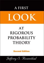 book A first look at rigorous probability theory