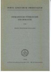 book Osmanisch-türkische Grammatik