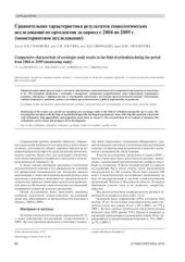 book Сравнительная характеристика результатов социологических исследований по ортодонтии за период с 2004 по 2009 г. (мониторинговое исследование)