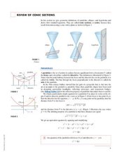 book Review of conic sections