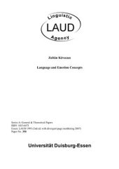 book Language and Emotion Concepts