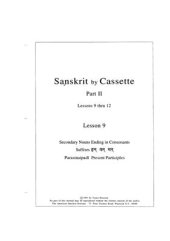 book Sanskrit by Cassette