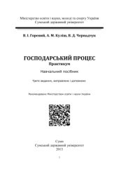 book Господарський процес