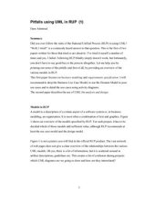 book Pitfalls using UML in RUP