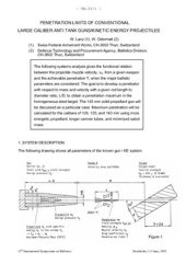 book Penetration limits of conventional large caliber anti tank guns/kinetic energy projectiles