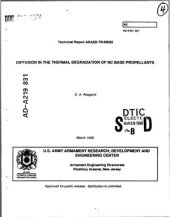 book Diffusion in the thermal degradation of NC base propellants