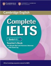 book Complete IELTS Bands 4-5 - Teacher's Book