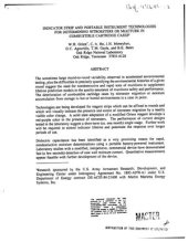 book Indicator strip and portable instrument technologies for determining nitroesters or moisture in combustible cartridge cases