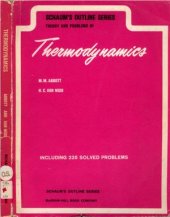 book Schaum's outline of theory and problems of thermodynamics