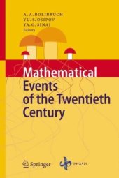 book Mathematical events of the twentieth century