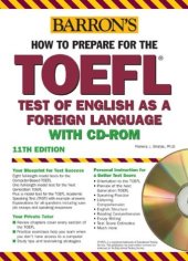 book Barron's How to prepare for the TOEFL