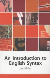 book An introduction to English syntax