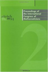 book Proceedings of International congress of mathematicians