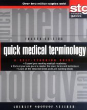 book Quick medical terminology: a self-teaching guide