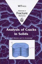 book Analysis of cracks in solids