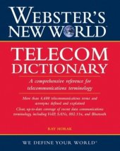 book Webster's New World Telecom Dictionary