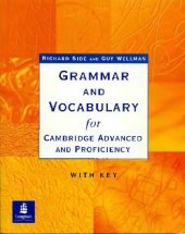 book Grammar and vocabulary for Cambridge advanced and proficiency English certification