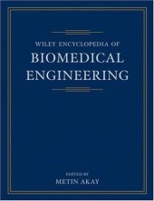 book Wiley Encyclopedia of Biomedical Engineering, 6-Volume Set