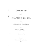 book Primer of Icelandic language