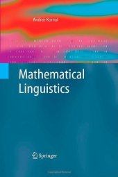 book Mathematical linguistics