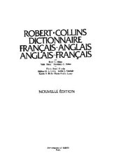 book Dictionnaire Robert-Collins Anglais-Francais