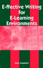 book E-ffective Writing for E-Learning Environments