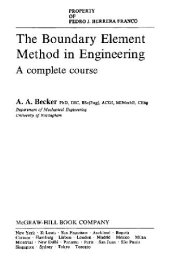 book The boundary element method in engineering: a complete course