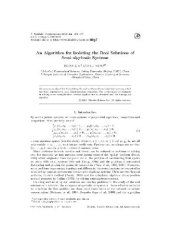 book Solving algebraic systems