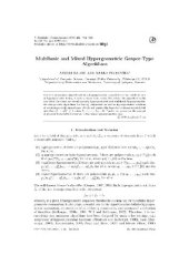 book Multibase Gosper-type algorithms. JSC 1999