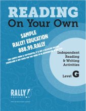 book Reading On Your Own. Level G