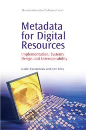 book Metadata for Digital Resources: Implementation, Systems Design and Interoperability